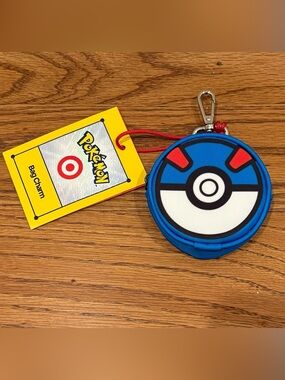 Target x Pokemon Bag Charm GREAT BALL Coin Purse Brand New